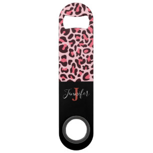 Bar Abrebotellas de velocidad con estampado de leopard