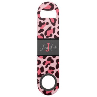 Bar Abrebotellas de velocidad con estampado de leopard
