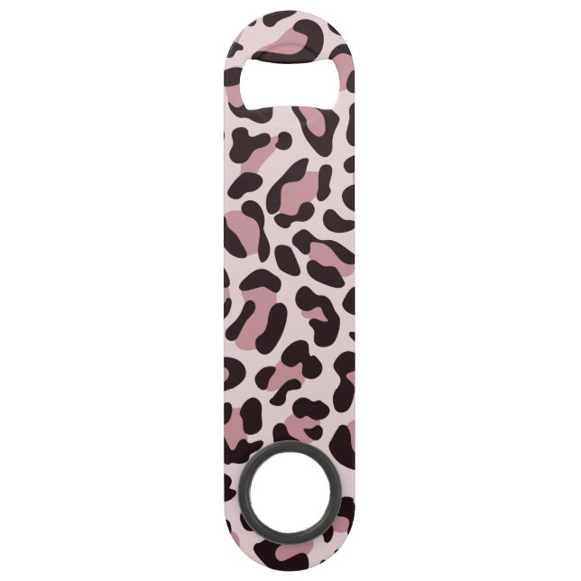 Bar Abrebotellas rápido con estampado de leopardo en r (Reverso)