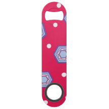 Abrebotellas rosado carmesí de la velocidad de los