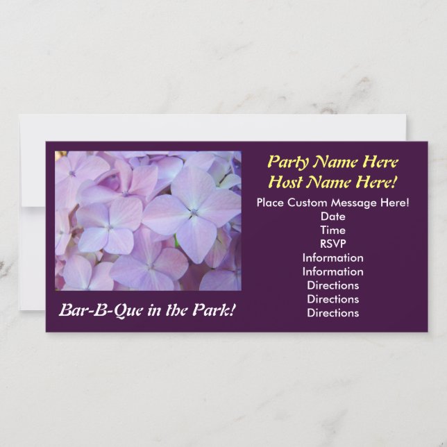 Bar-B-Que en el parque! Tarjetas fotográficas de i (Anverso)