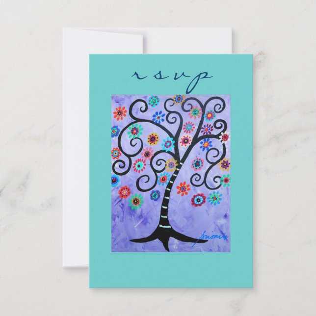 Bar Bat Mitzvah RSVP (Anverso)