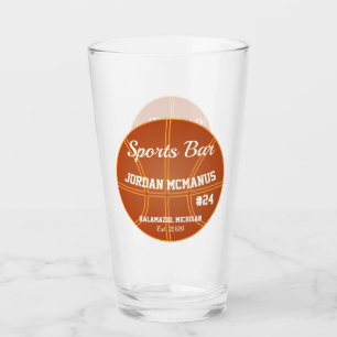 Bar de deportes de baloncesto cerveza bebida vaso