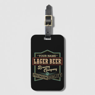 Bar de etiquetas personalizadas Lager Beer Brewing
