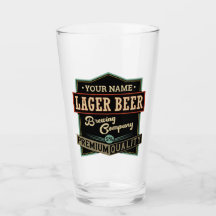 Bar de etiquetas personalizadas Lager Beer Brewing
