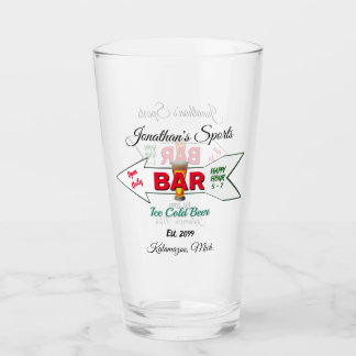 Bar Deportivo Hogar Cerveza Soda Tumblers Glass
