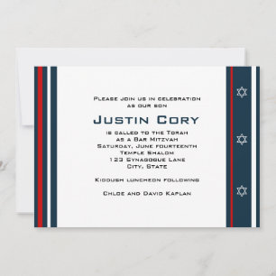 Bar deportivo Mitzvah Invitación al béisbol