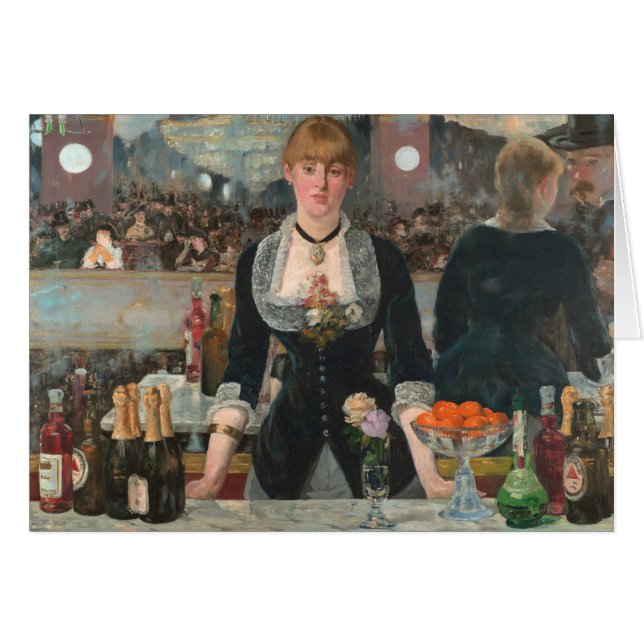 Bar en el Folies-Bergère Edouard Manet (Anverso (Horizontal))