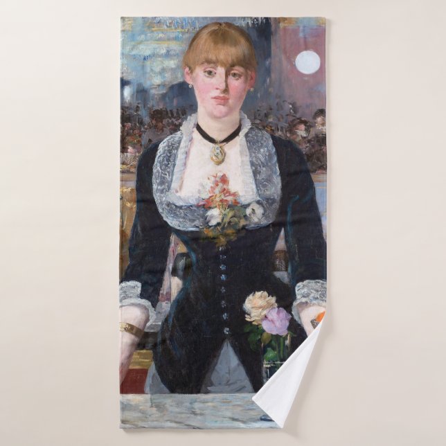 Bar en el Folies-Bergere, Manet (Toalla de baño)