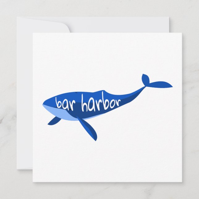 Bar Harbour Maine Whale (Anverso)