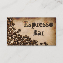 Bar Hessian Espresso - Tarjeta de visita