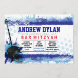 Bar HOCKEY SPLASH Invitación Mitzvah<br><div class="desc">¡¡¡BIENVENIDOS!!! Personalmente puedo ayudarle con su pedido! ¡Pregúntame cualquier cosa! ¡TODO es personalizable! Todos mis diseños son piezas originales de un solo tipo diseñadas por mí! Todos los colores de fondo, las fuentes y el texto pueden cambiarse haciendo clic en el botón IT PERSONALIZAR. No dude en enviarme solicitudes por...</div>