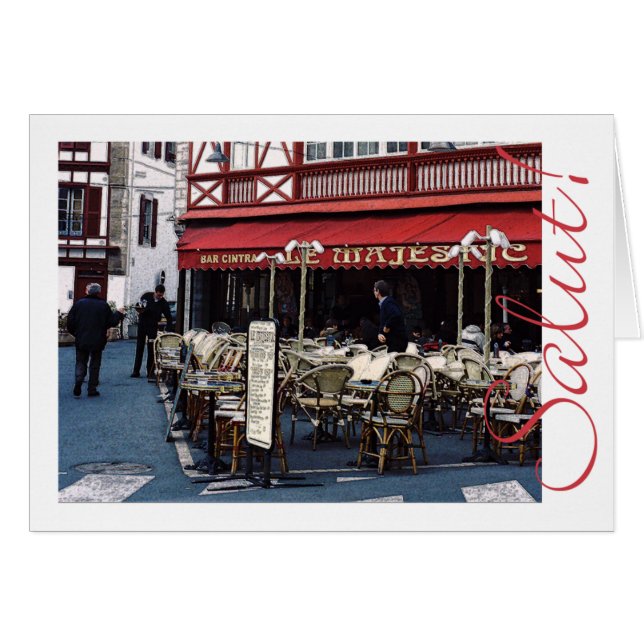 bar Le Majestic en pleno invierno (Anverso (Horizontal))