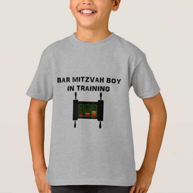 Bar Mitzvah Boy en el curso clásico - camiseta (Anverso)