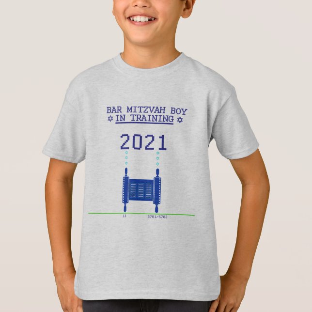 Bar Mitzvah Boy en Entrenamiento 2021 - camiseta (Anverso)