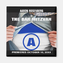 Bar Mitzvah Hero Guardar el imán de fecha