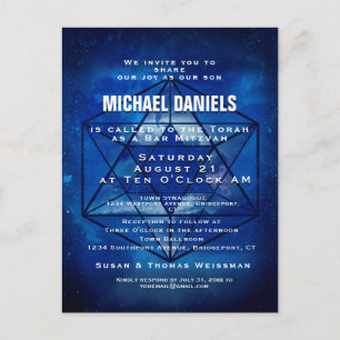 Bar Mitzvah Invitación