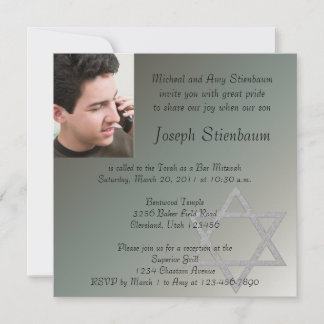Bar Mitzvah Invitación