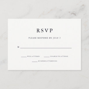 Bar Mitzvah o Bat Mitzvah RSVP