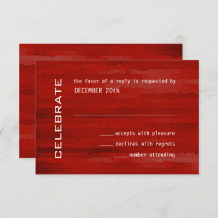 Bar Mitzvah Techno Streaks Invitación RSVP