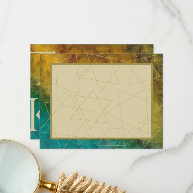 Bar o Bat Mitzvah Agradecimiento Fuera de este Mun (Anverso/Reverso In Situ)