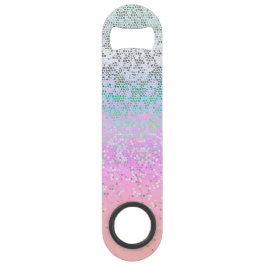 Bar Polvo de estrella del purpurina del abrebotellas