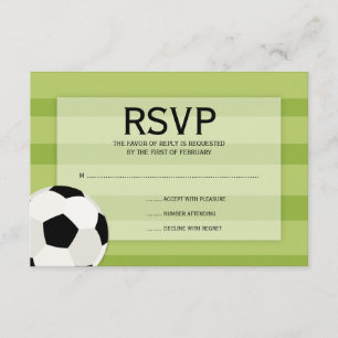 Bar temático de fútbol Mitzvah RSVP