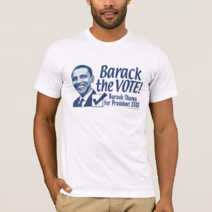 Barack la camisa del voto