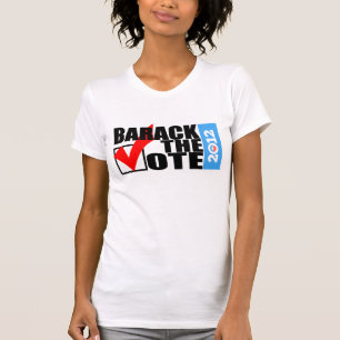 Barack la camiseta de las mujeres originales del
