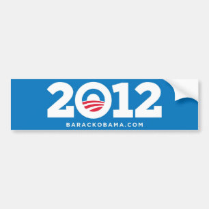 Barack Obama 2012 pegatinas para el parachoques