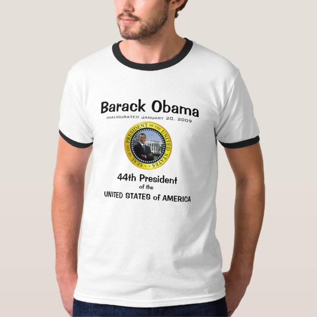 Barack Obama - camiseta adulta del campanero (Anverso)