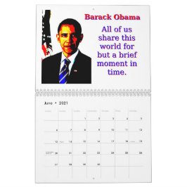 Barack Obama cita calendario