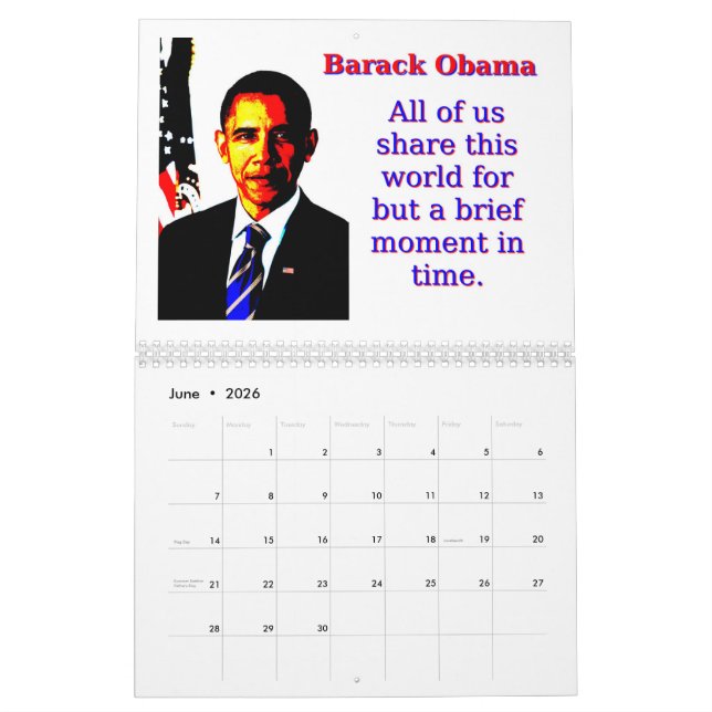 Barack Obama cita calendario (Jun 2026)