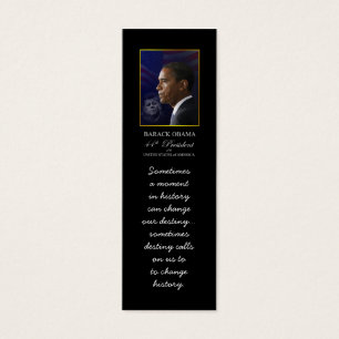 Barack Obama con JFK - Marcador