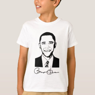 Barack Obama - la camisa de manga larga del niño