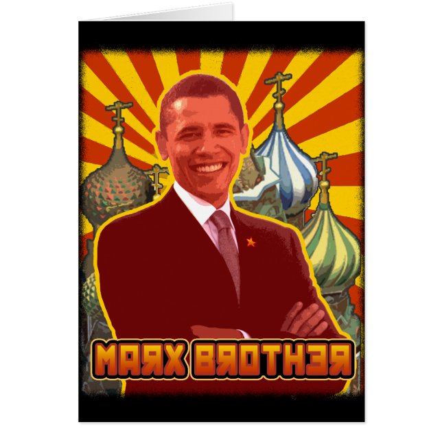 Barack Obama: Marx Brother (Frente)