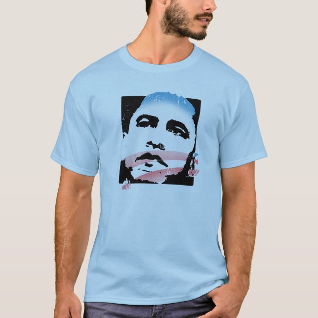 Barack Obama para la camiseta de la esperanza (Anverso)