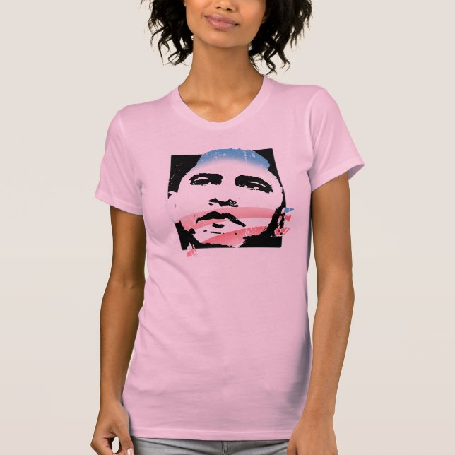 Barack Obama para la camiseta de la esperanza (Anverso)