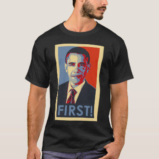 ¡Barack Obama PRIMERO! Camiseta de manga corta