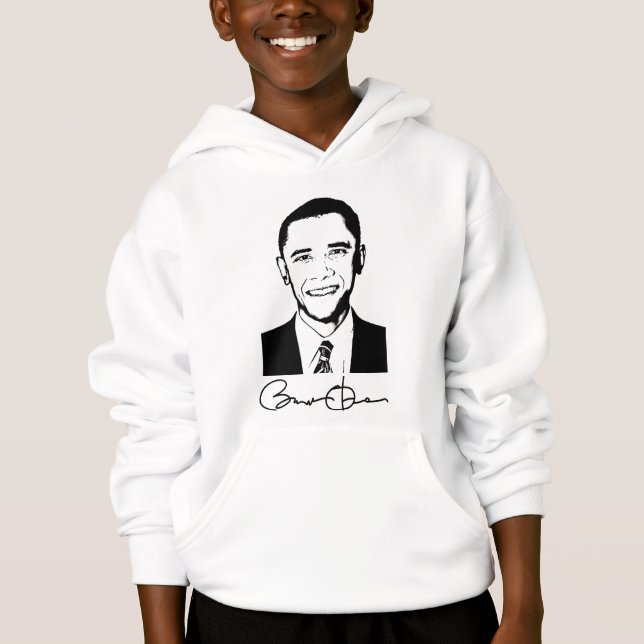 Barack Obama - sudadera con capucha adolescente (Anverso)