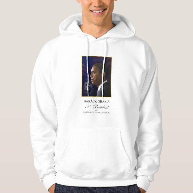 Barack Obama - sudadera encapuchada (Anverso)