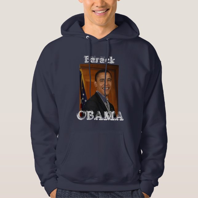 Barack, sudadera con capucha de OBAMA. "Podemos sí (Anverso)