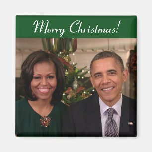 Barack y Michelle 2012WA - imán