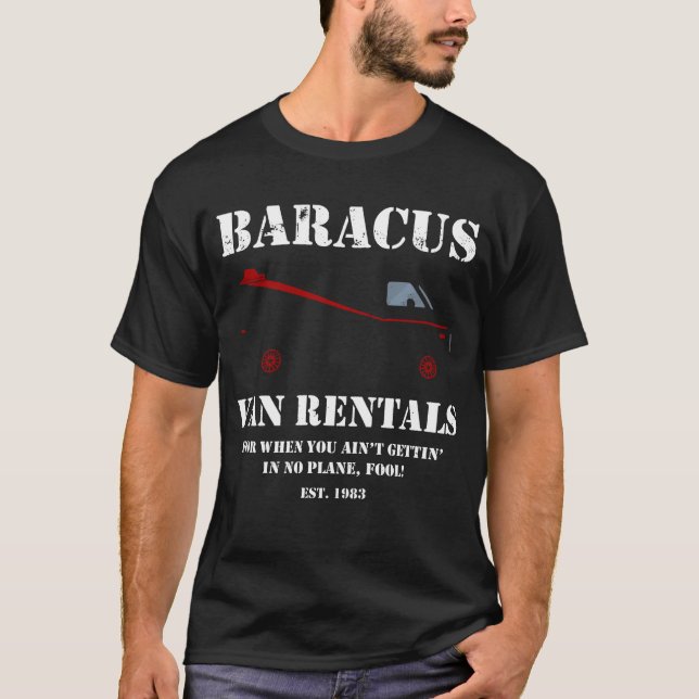 Baracus Van Rentals Camiseta A-Team (Anverso)