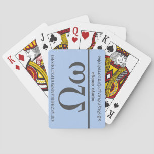 Baraja De Cartas Ω - Γ ρ ε ε κ Λ snihtsni BursniBurn - Letra griega