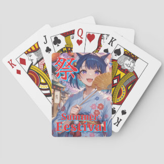 BARAJA DE CARTAS お祭りに来た猫耳の少女