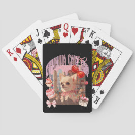 BARAJA DE CARTAS チワワのケーキ屋さん、ケーキ、子犬、チェリー、リボン、ガーリー好きのための