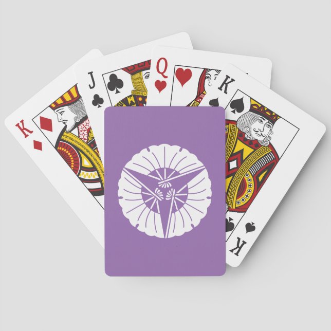 BARAJA DE CARTAS 三つ扇銀杏 (Reverso)