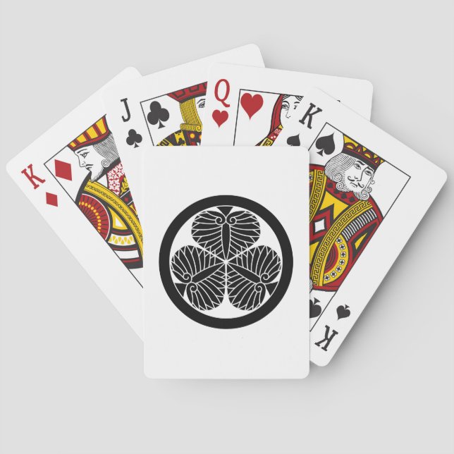 Baraja De Cartas 会津葵 Bicycle naipe (Reverso)