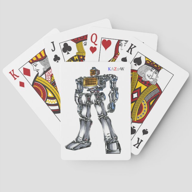 BARAJA DE CARTAS 作品番号00001　「灼熱！！電気ストーブロボ」 (Reverso)